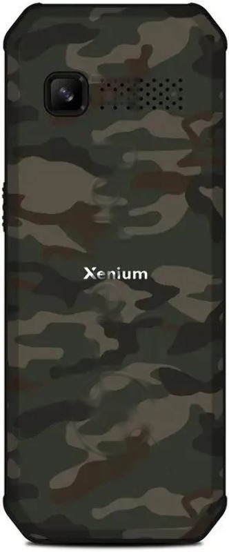 Мобильный телефон Xenium X300 зеленый камуфляж, вид 2