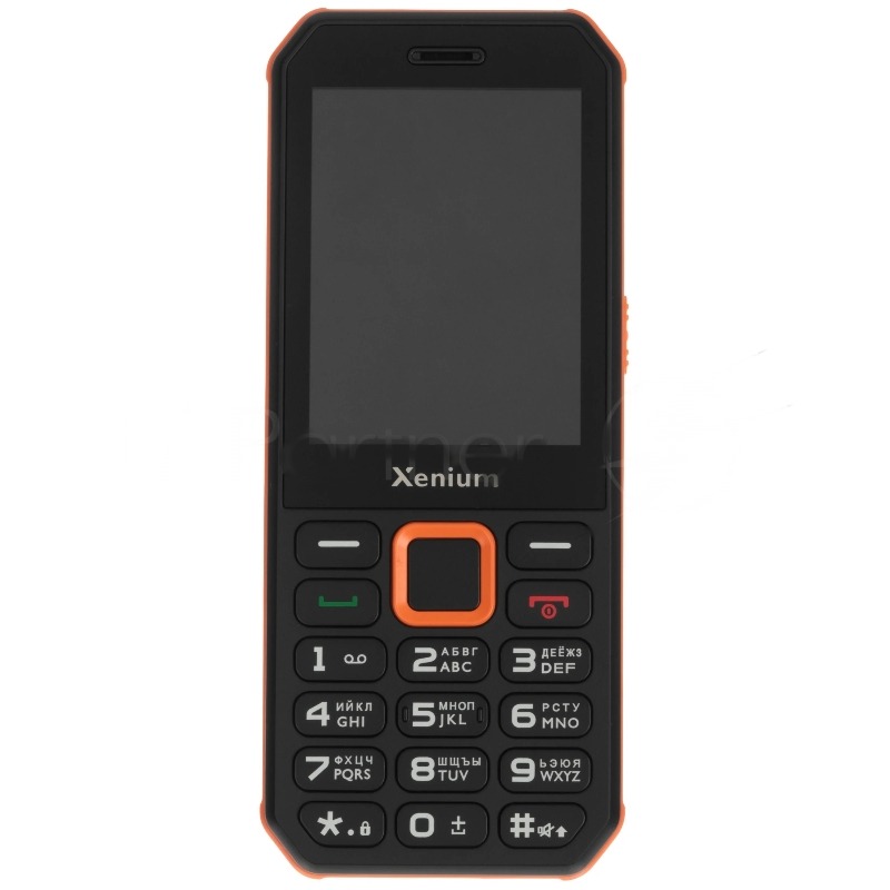 Мобильный телефон Xenium X300 черный/оранжевый